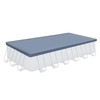Funsicle Durable Rectangular Pool Cover with Adjustable Drawstring for Oasis,