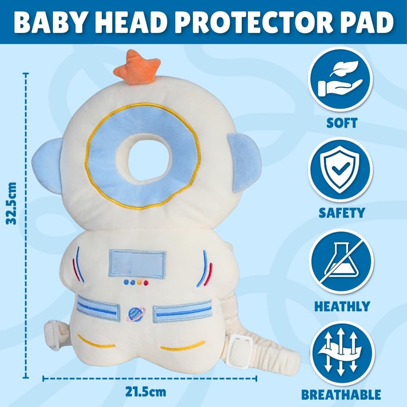 Baby Fall Back Head Protector, Head Protector for Baby Walking