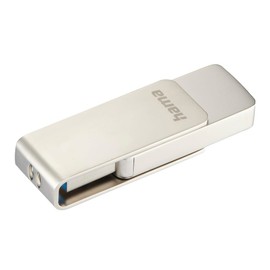 Hama USB 3.0 Rotate Pro - Memoria USB 3.0 (512 GB, 100 MB/s), Color Plateado