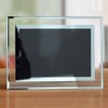 OUKEYI Picture Frames 8x10 Mirrored Edge Glass£¬8x10 Picture Frame Glass