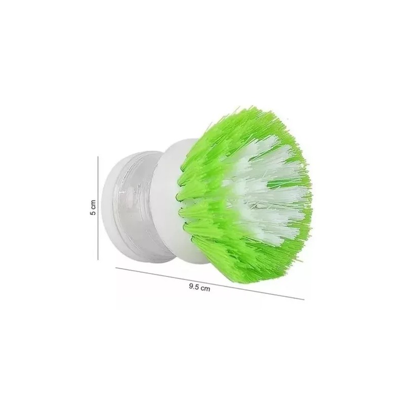 Molin 3 Cepillos Colores Dispensador De Jabón Lava Platos