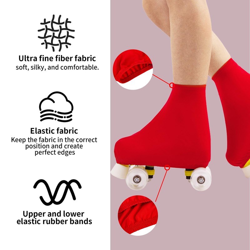 Ice Skates Covers,Protective & Elastic Skating Boot Covers for Roller