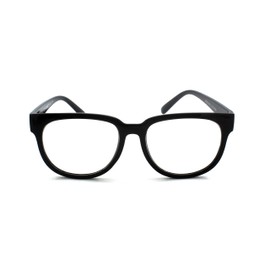 EYE ZOOM Reading Glasses Women Stylish Plastic Readers, Black, +3.50