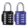 Pack of 2 Padlock Combination Lock, 4 Digit Zinc Alloy