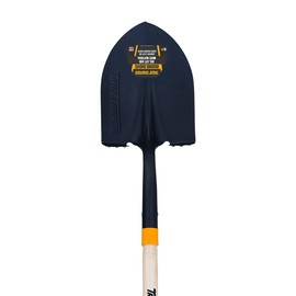 True Temper 2585600 Round Point Forged Shovel with Hardwood Handle and Comfort Step, 57-Inch