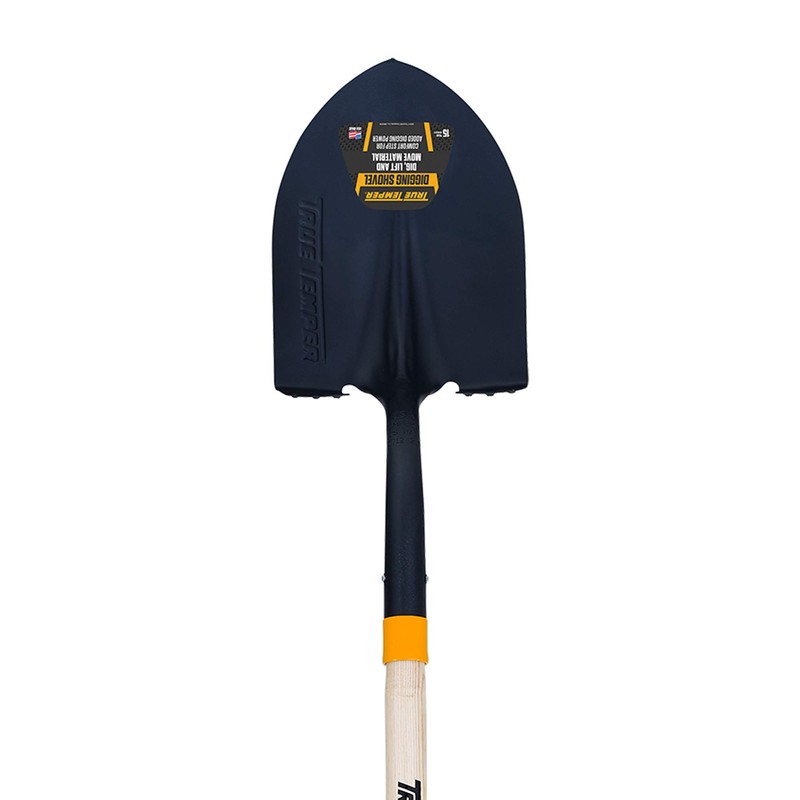 True Temper 2585600 Round Point Forged Shovel with Hardwood Handle