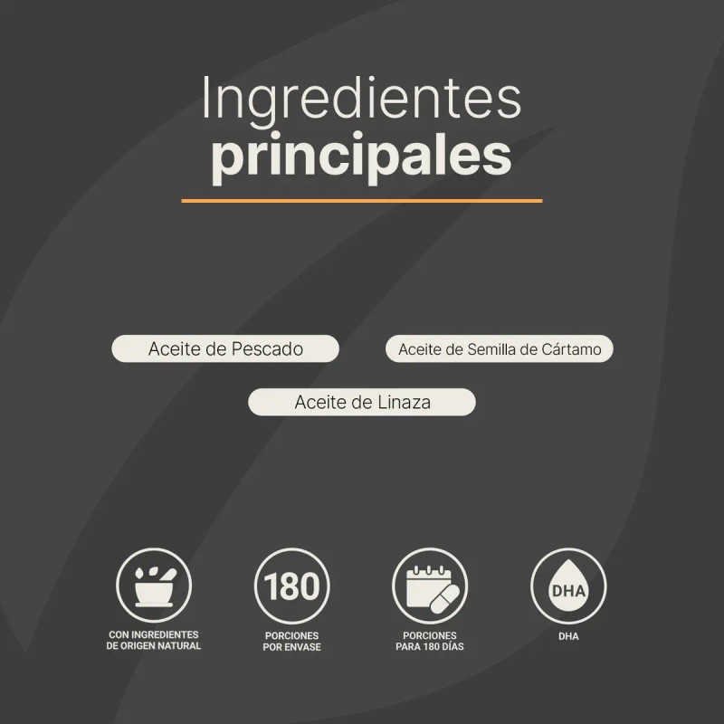 Omega 180 Cápsulas Life