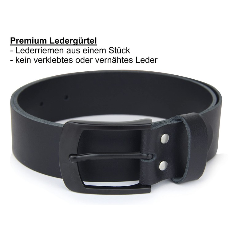 Frentree Leather Belt Made in Germany, 100% Genuine Leather, 4