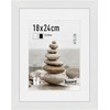 accent by nielsen Apolloon White Wooden Picture Frame with Mount