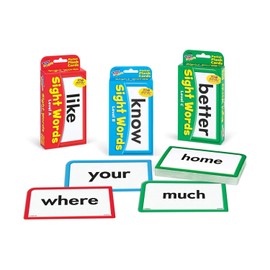 Trend Enterprises Sight Words Bundle - Pocket Flash Cards Set - for Home, Travel, Classroom