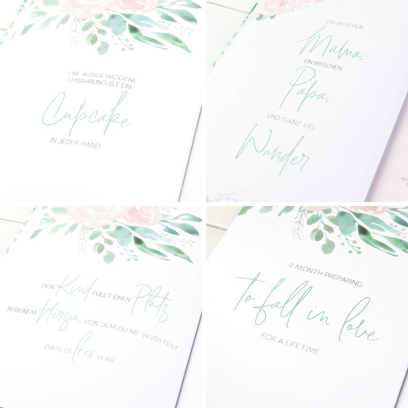 Pregnancy Diary and Planner - 40 weeks relaxed through pregnancy