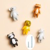 YOUYOUULU 5Pcs Cute Animal Knobs Kids Handles Ceramic Knobs Children's
