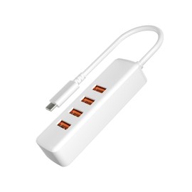USB C Hub, USB Type C Port to USB 3.0 Hub with 4 Port USB 3.0, Data Transmission Hub 5Gbps