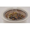 K W Incense Burner with Strainer and Metal Disc -