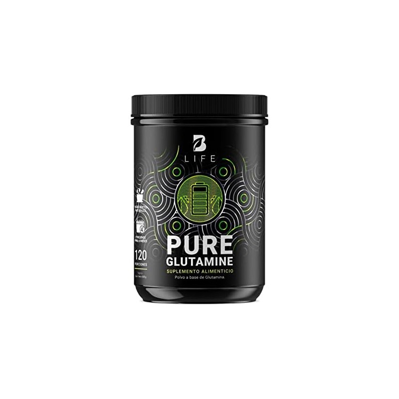 B Life Glutamina Micronizada 600g para Entrenamiento y Recuperación