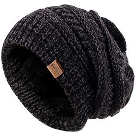 REDESS Slouchy Beanie Hat for Men and Women, Winter, Warm, Chunky, Soft, Oversized Cable Knit Hat