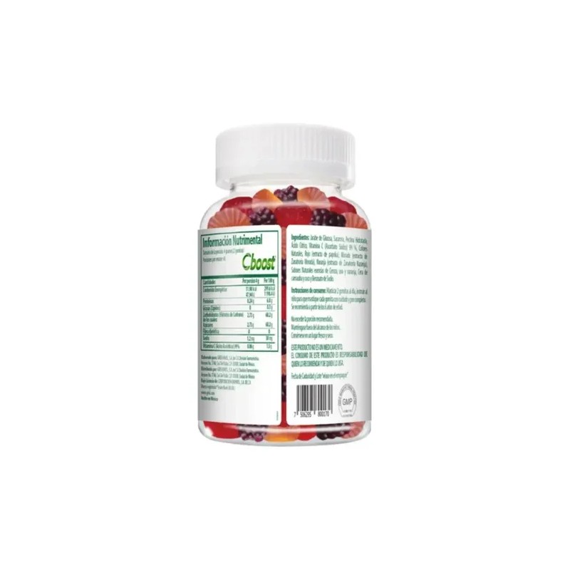 Cboost Kids Vitamina Gomitas Masticables Grisi Farma Sabor Naranja Fresa