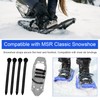 4 Pack 12 Inch Snowshoe Straps Replacement for MSR Classic