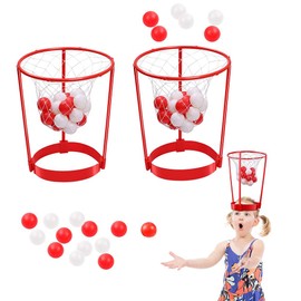 Basketball Spiele, Head Basketballkorb Spielzeug, 2Set Basketball-Spielzeug, KDFSSIPE Kinder-Head-Hoop-Basketballspiel,Für Familienunterhaltung, Geburtstagsgeschenke