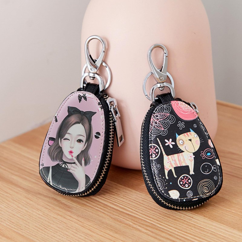 Key Case, Coin Purse, PU Leather, Smart Key, Car Key