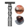 Classic Men Anti skid Metal Handle Dual Blade Shaver Vintage