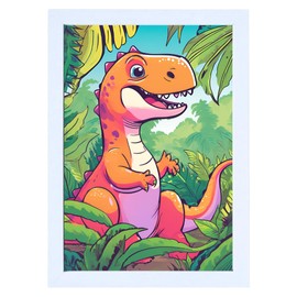 Bilderrahmen für Kinderzeichnungen A4 mit Federmechanismus – Kunst-Display für Kinder, einfache Einlage, schneller Wechsel, Naturholz, Kapazität 100 Blätter, mit Aufhängern (Weiß)