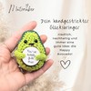 Mutzauber - Happy Avocado - Hand Knitted Lucky Avocado in