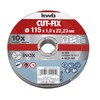 KWB Cut-Fix Cutting Slices Sparkpack - 115 x 1.0 Flex