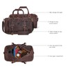 Weekender Bag For Travel (Brown Crazy Horse)