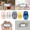 Small Urns Mini Cremation Human Ashes Holder Stainless Steel Memorial