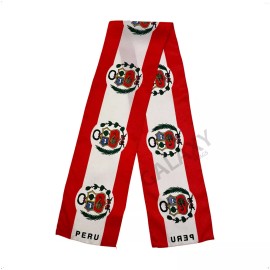 Unbranded Peru Scarf / Peru Flag Scarf / Peru Scarves
