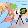 AIXXCUVQ Enhanced Clarity and Precision with Kids Microscope for Young