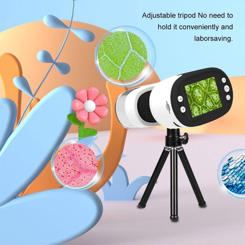 AIXXCUVQ Enhanced Clarity and Precision with Kids Microscope for Young