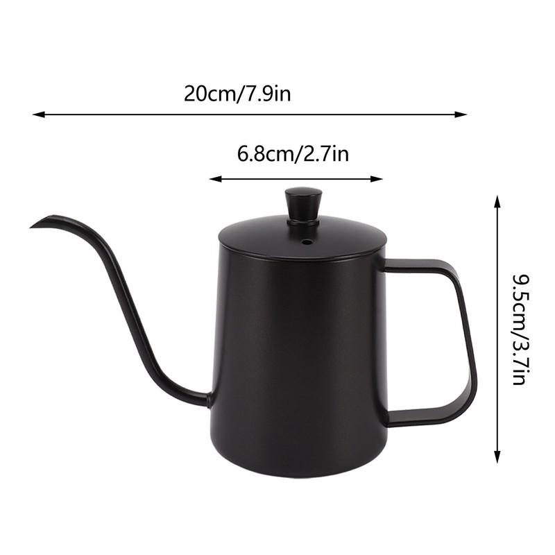 Small Pour Over Coffee Kettle Stainless Steel Precisely Control Coffee