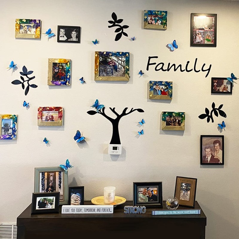 Pack of 24 3D Butterflies Decorative Butterfly Wall Decoration 3D