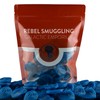 Blue Raspberry Licorice Wheels Bulk 2lb Bulk Candy Bag by