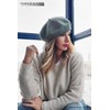 MELEGARI Beret for Women, 100% Wool, Margie Beret, Made in