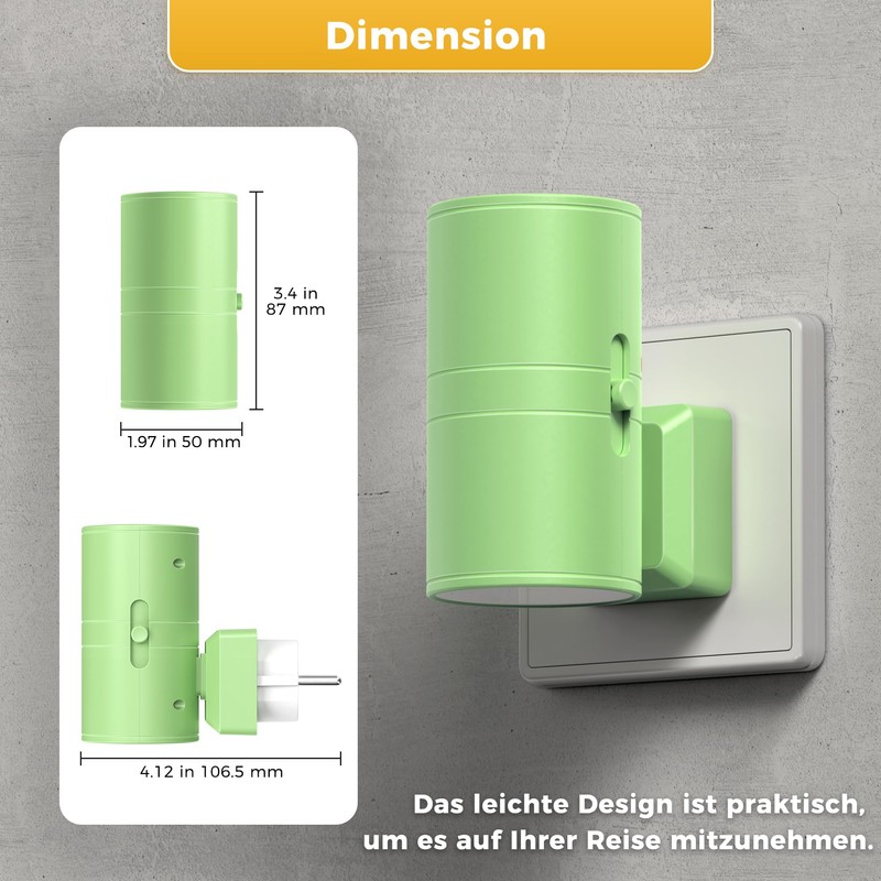 LOHAS-LED Night Light Socket, Night Light with Twilight Sensor [Pack