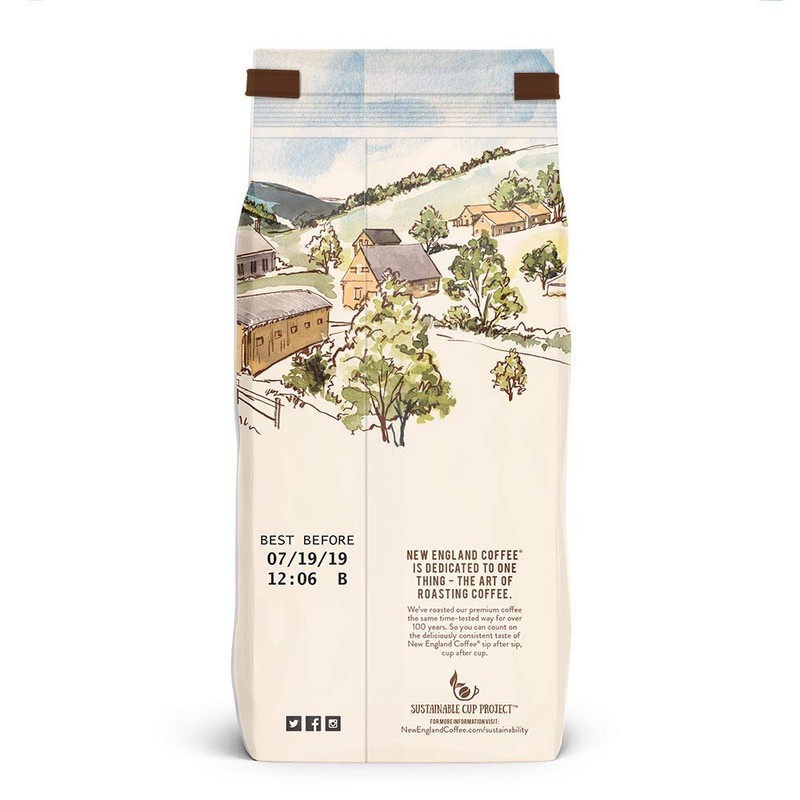 New England Coffee Butter Pecan Ground Coffee, 11 Ounce