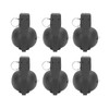 6PCS Kids Hand Grenades Toy with Realistic Sound Light Effect