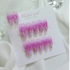 Borachik Ice Stone Handmade Nail Tips - Short Square /