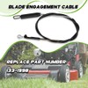 Lawn Mower Blade Engagement Cable, Replacement for Toro Timemaster 30-inch