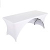 LZY Fitted Table Covers for 6 Foot Folding Tables,Open Back,