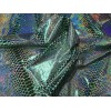 NEW CREATIONS FABRIC AND FOAM INC GREEN IRIDESCENT DRAGON SCALES