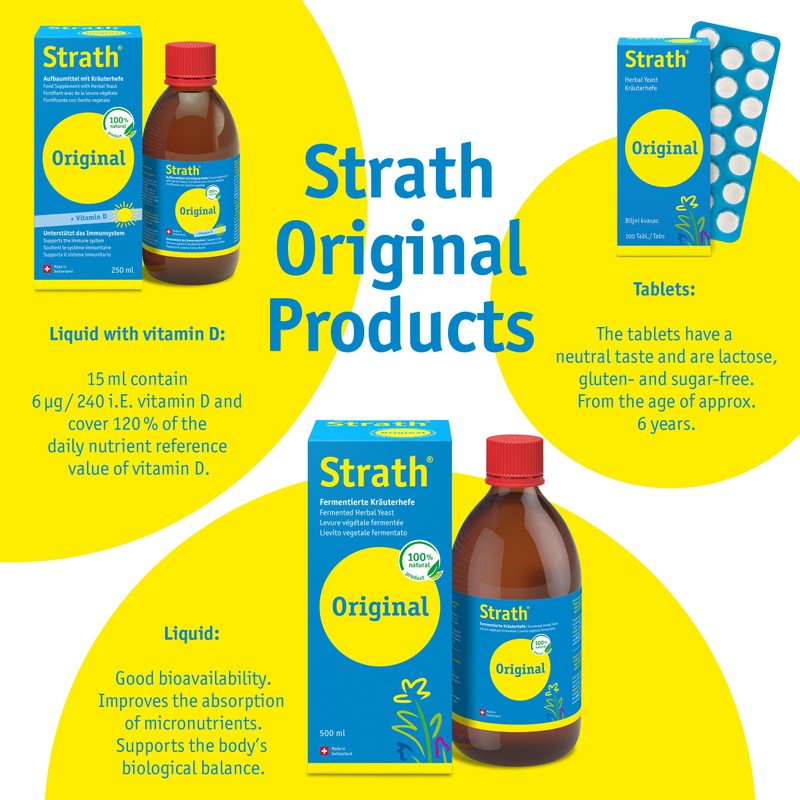 Strath Original Liquid Food Supplement - (500 ml) Natural Herbal