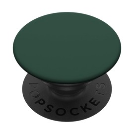 PopSocket PopGrip: Hunter Green Plain Simple Coloured Level Extendable Base and Grip for Mobile Phones / Tablets with Interchangeable Top