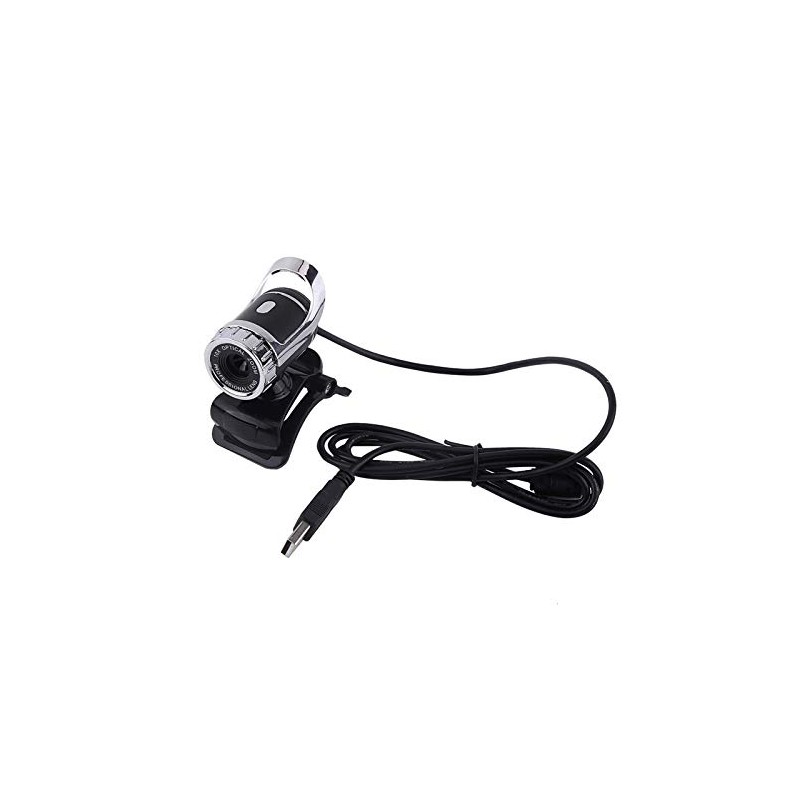 ASHATA A859 USB 2.0 HD Webcam, 12M Píxeles Clip-on USB