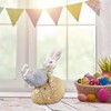 Easter Bunny Egg Resin Craft Ornaments Bunny Resin Figurines Durable