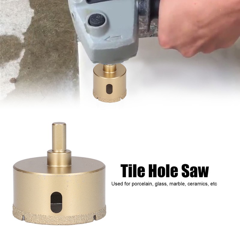Diamond Hole Saw Carbon Steel Tile Holes Opener Drill Bit