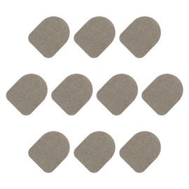 sourcing map Gloves Touch Screen Sticker Ultra High Sensitivity Flexible Silver Fibre Ultra Thin Sticker for Gloves Pack of 12